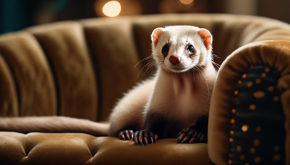 exotic pet champagne ferret