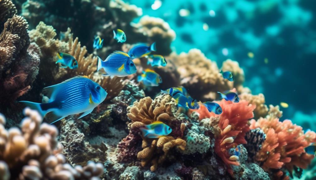 exploring the vibrant damselfish