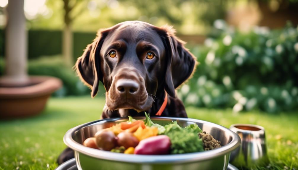 feeding a springador dog