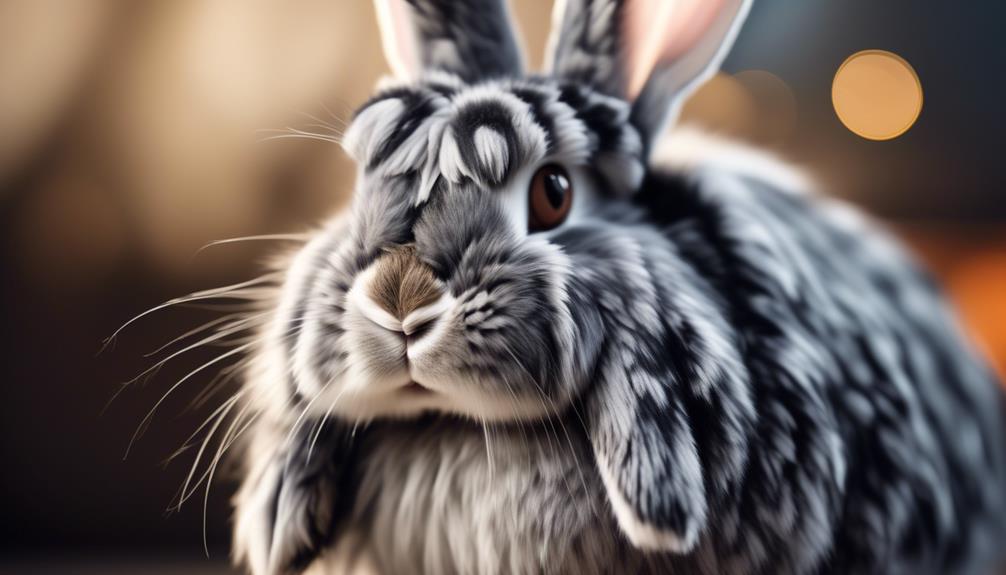 fluffy black and white