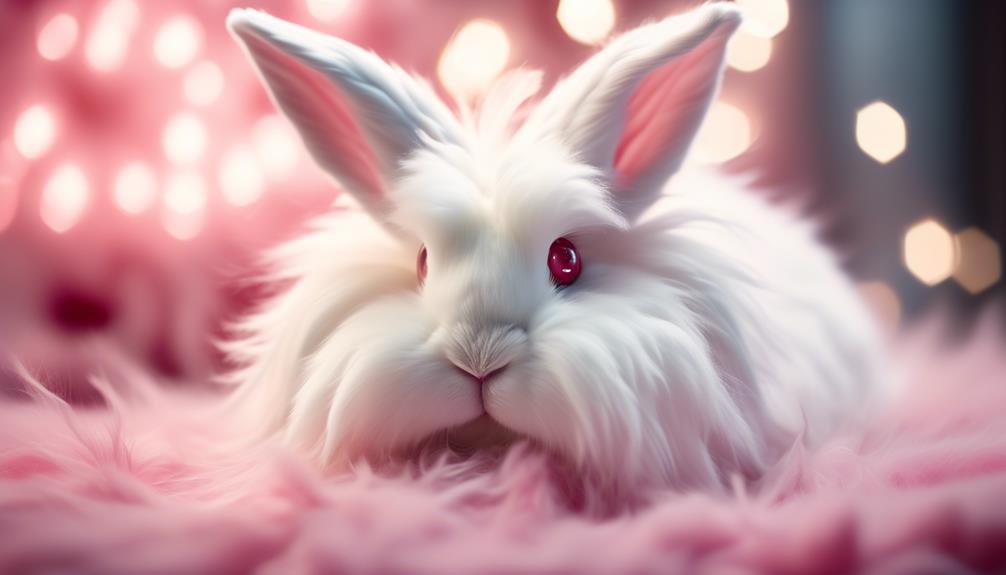 french angora rabbit elegance