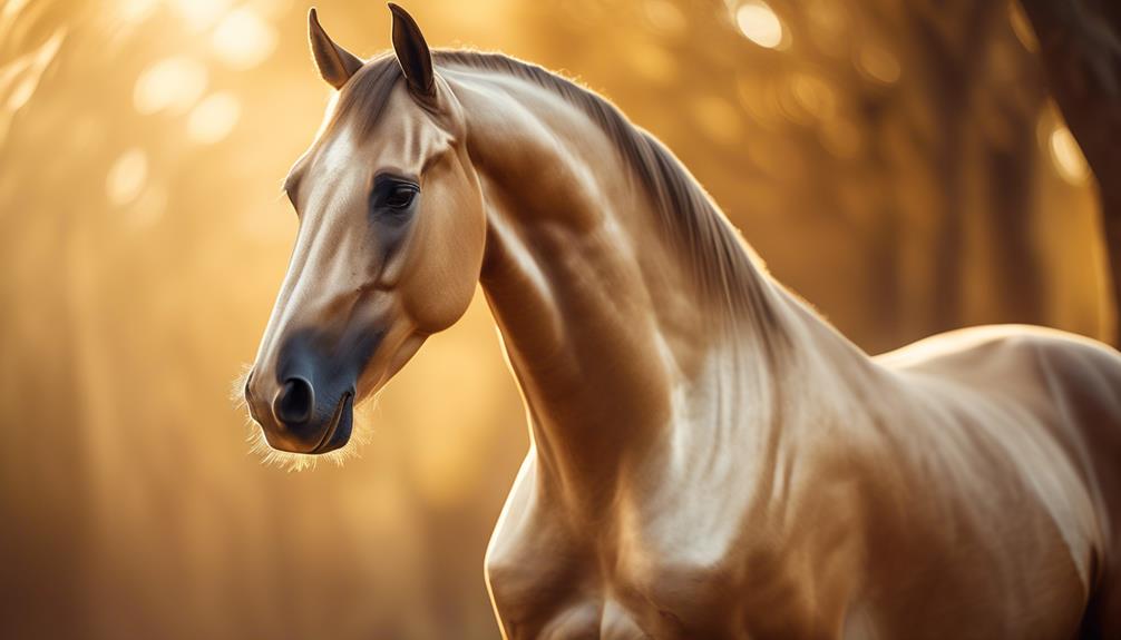 gentle and spirited equine