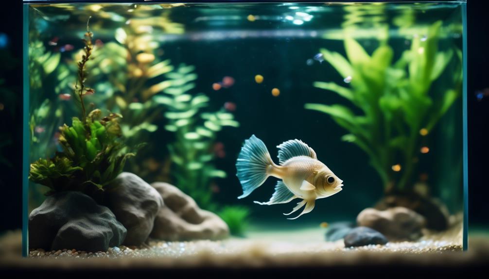 glass fish tank care