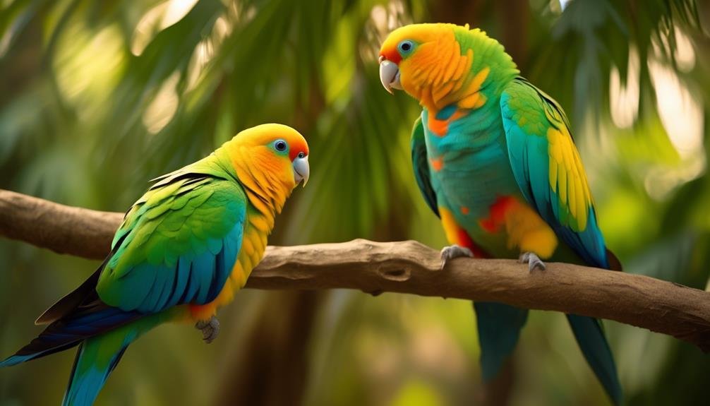 golden shouldered parrot features