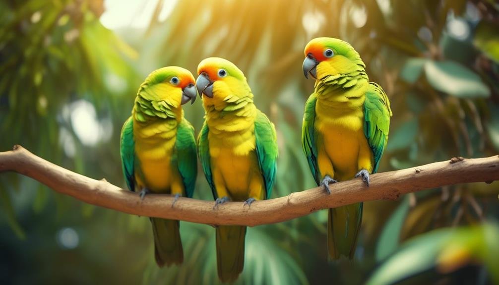 golden shouldered parrot s social behavior