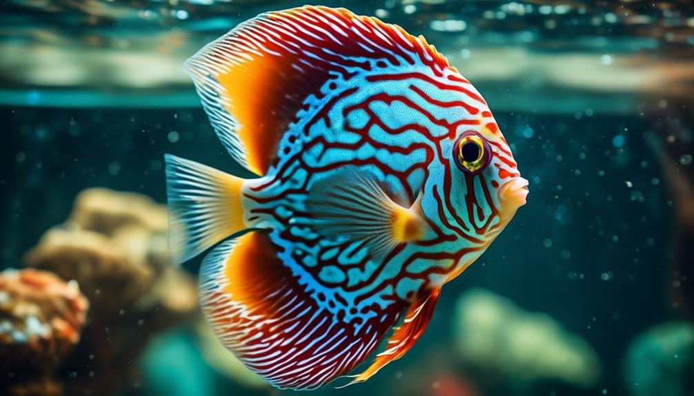 gorgeous discus fish species