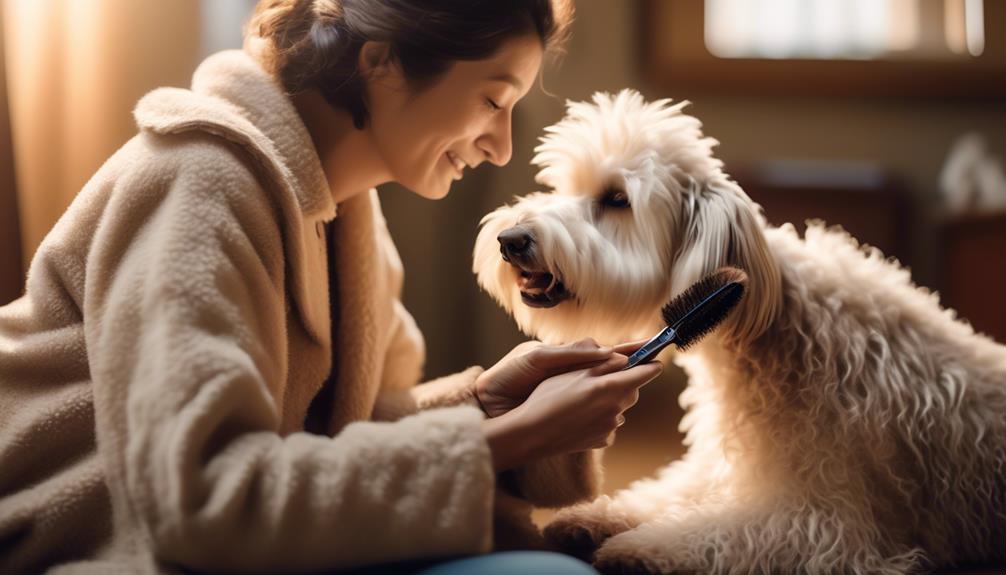 grooming routine for medium length coats