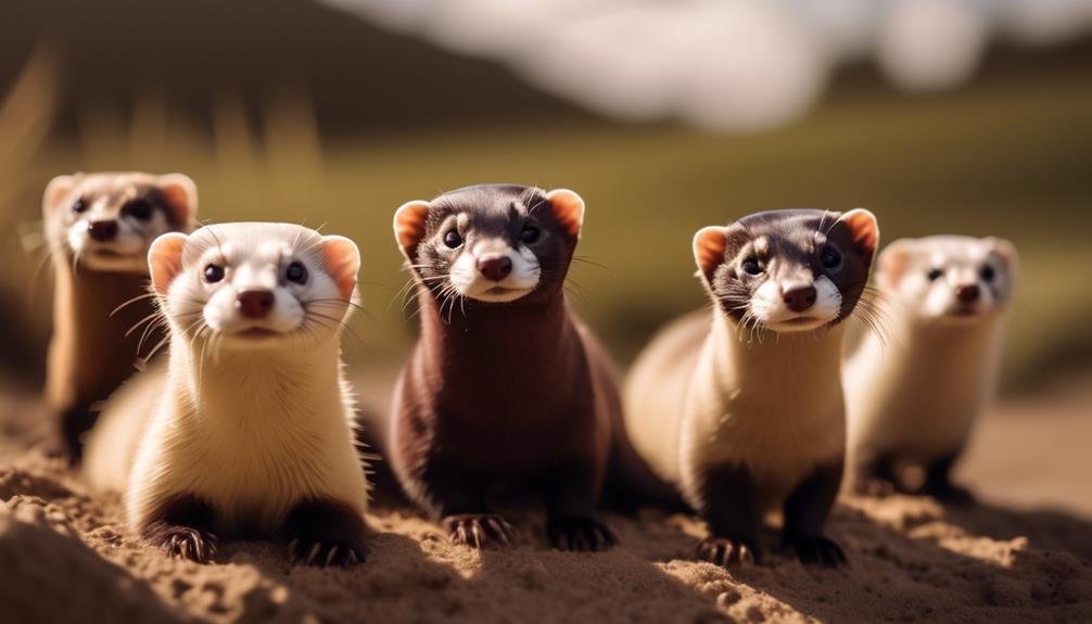 historical background on sable ferrets