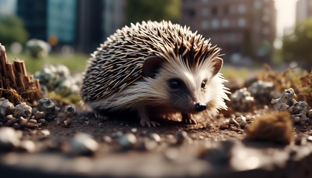 human impact on hedgehog decline