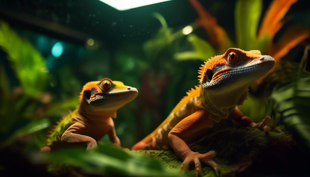 ideal lighting for day geckos