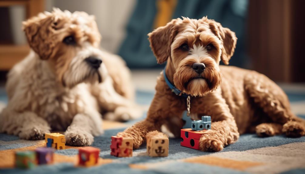 intelligent and trainable boxerdoodles