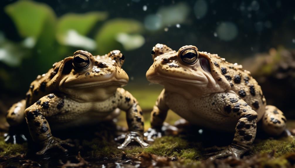 japanese common toad size variation