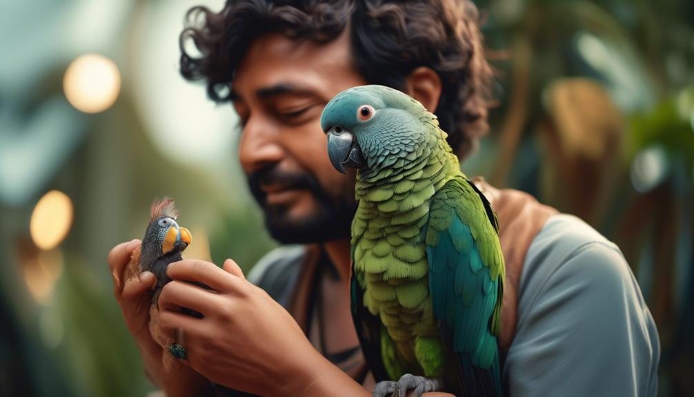 keeping dusky parrots as pets
