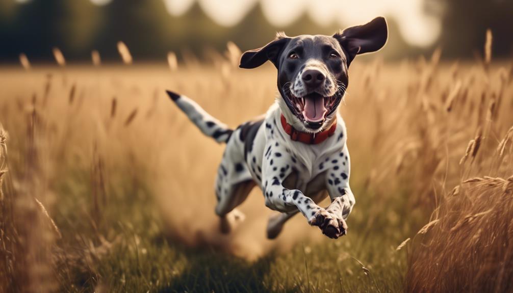 lab pointer active mixed breed