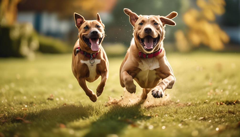 labrador and staffordshire terrier