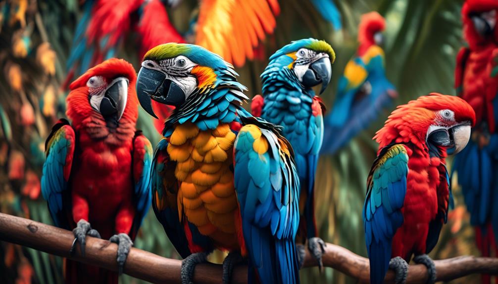 macaw breed comparisons analyzed