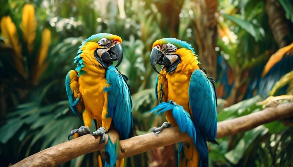 macaw care and training