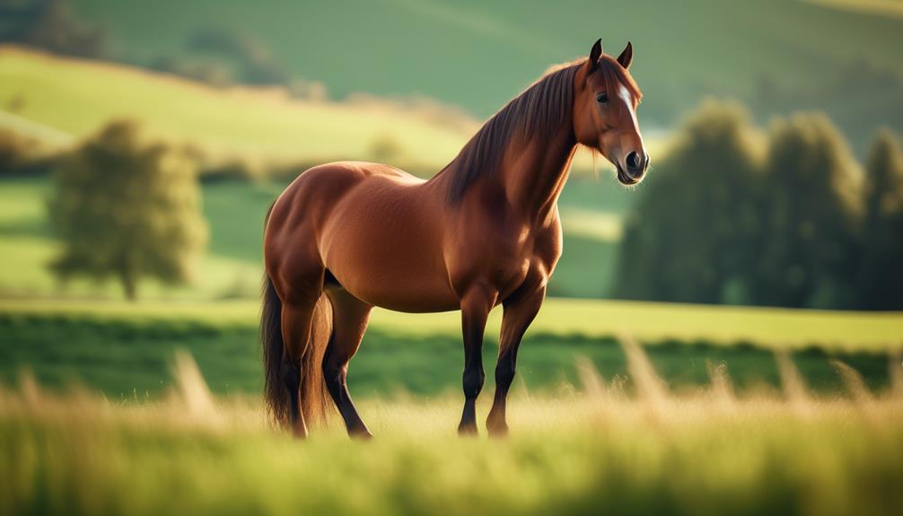 magnificent cleveland bay horse