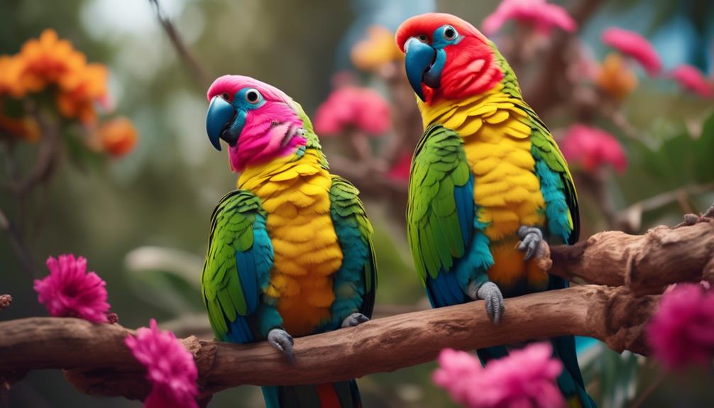 mulga parrots mimic voices