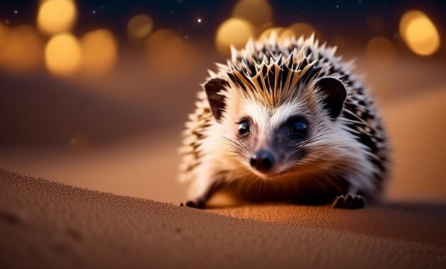 mysterious desert hedgehog roams