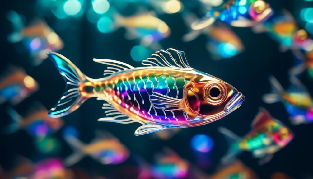 mysterious glass fish colors