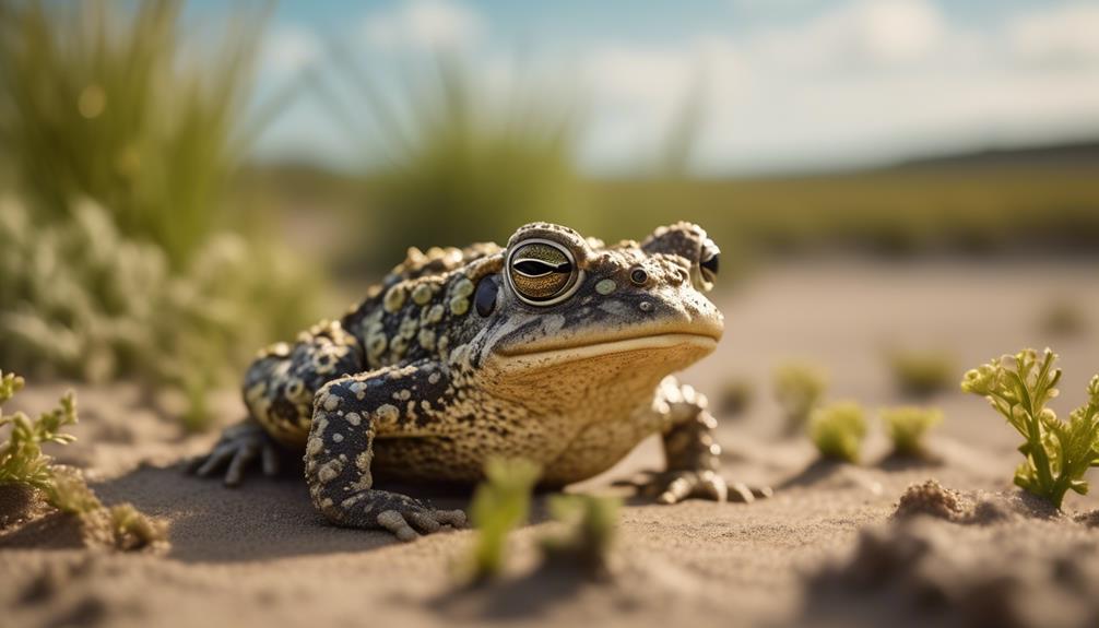 natterjack toad population distribution