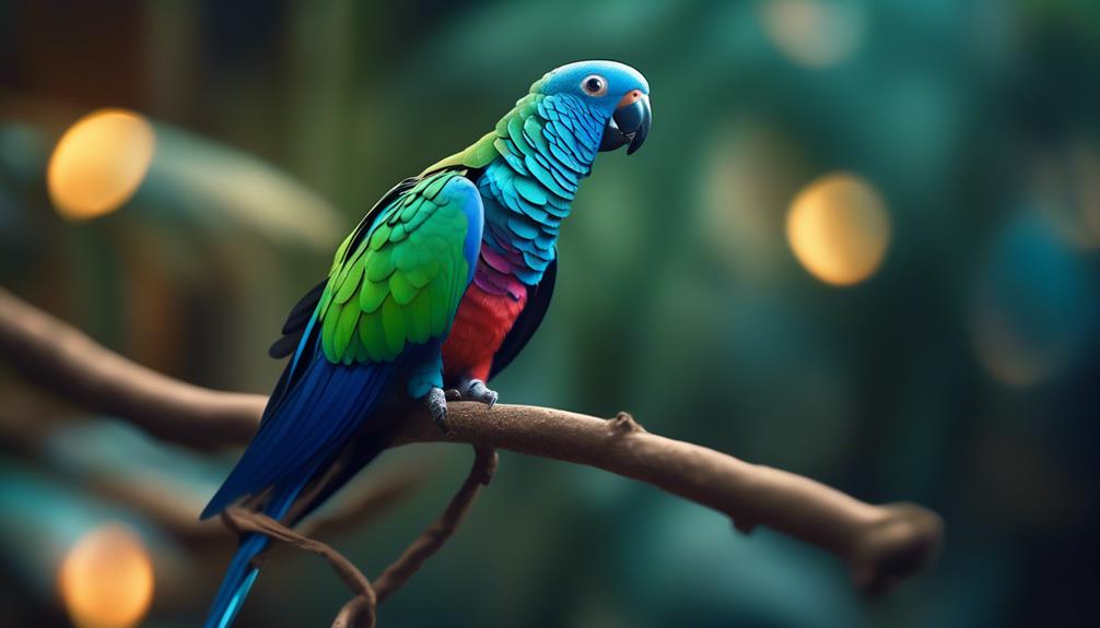 newly discovered blue parrot