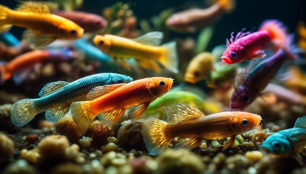 nourishing tiny killifish fry