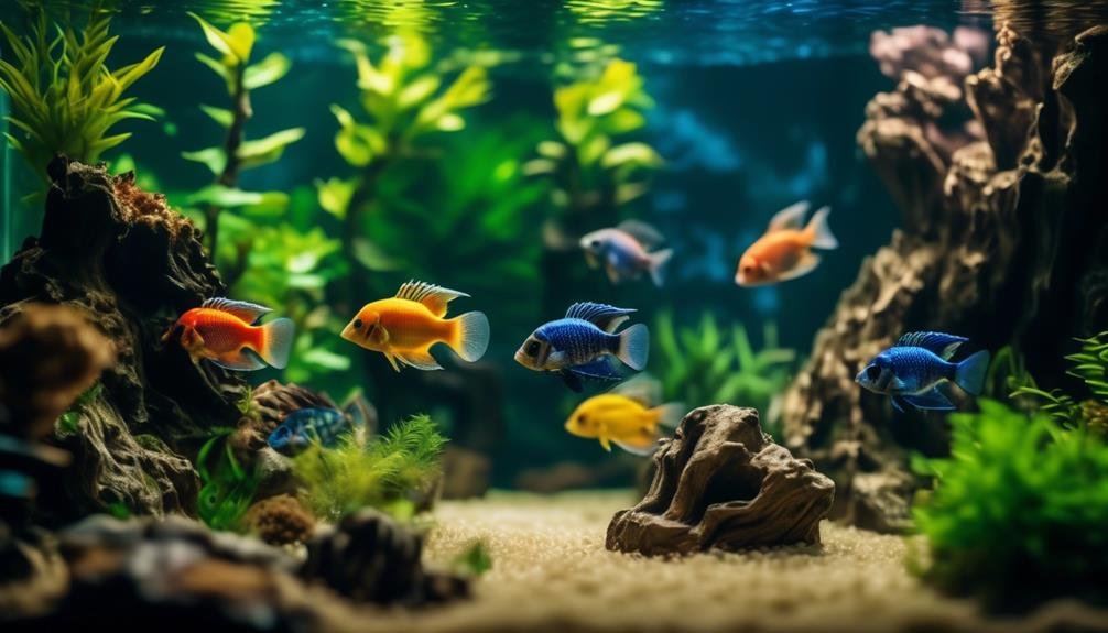 optimal tank conditions for new world cichlids