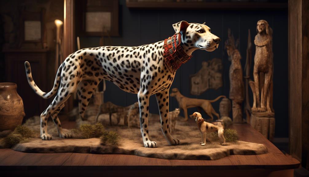 origin and size of american leopard hound