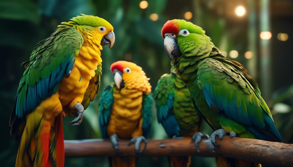 parrot species comparison analysis