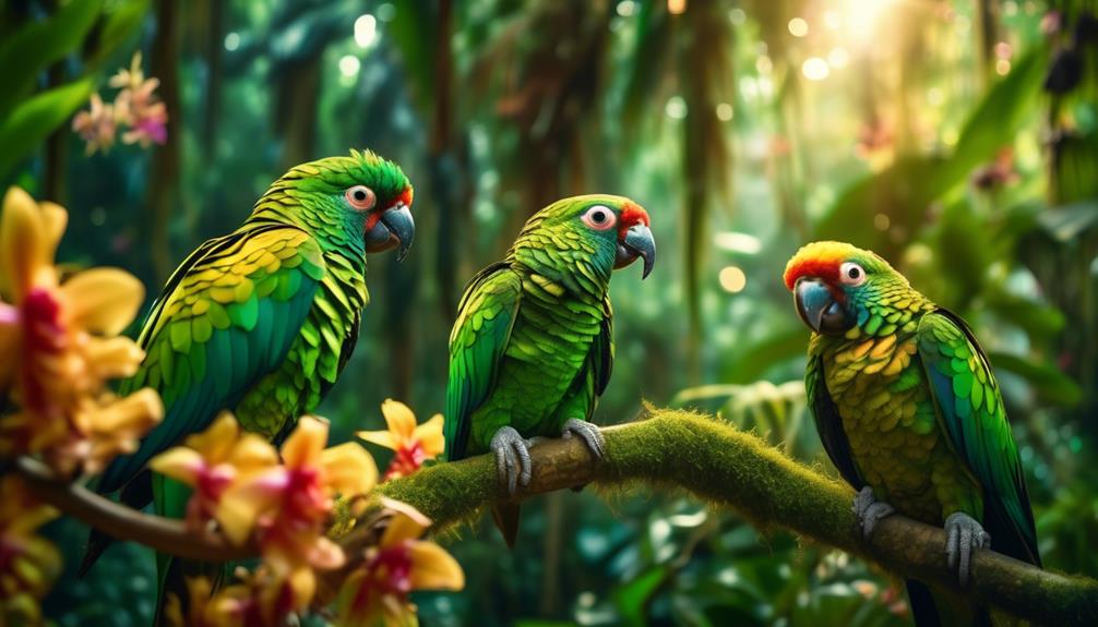 Endangered Pearly Conures: A Vibrant Rainforest Treasure