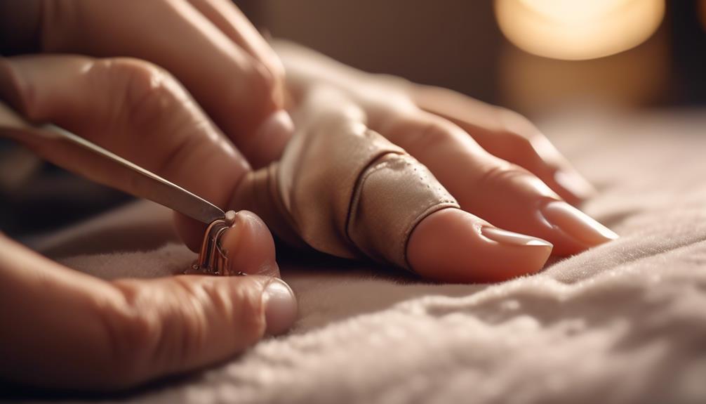 precision nail trimming technique