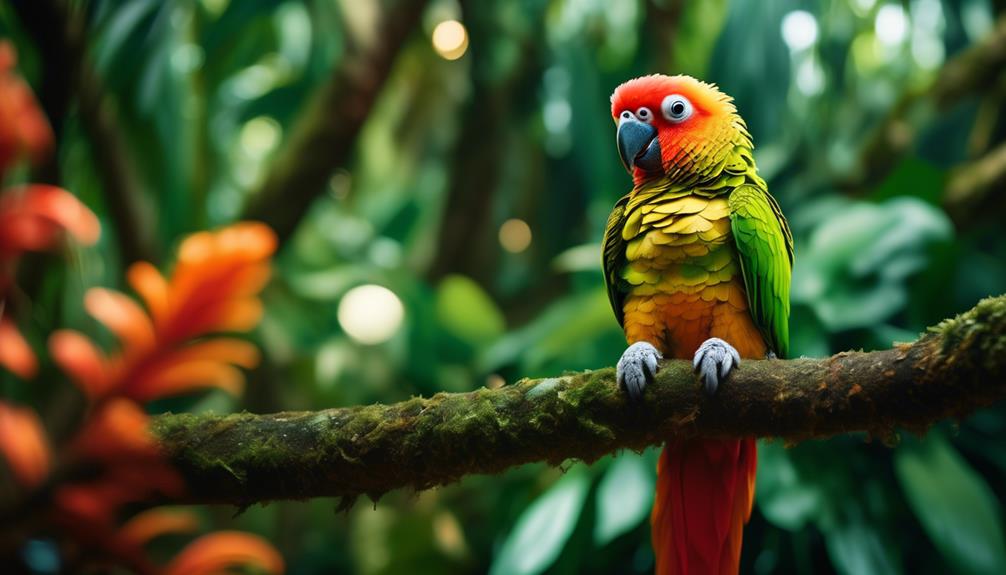 Endangered Pearly Conures: A Vibrant Rainforest Treasure