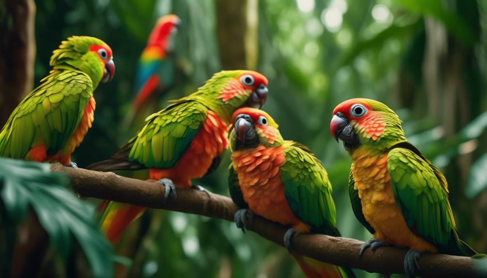 Endangered Pearly Conures: A Vibrant Rainforest Treasure