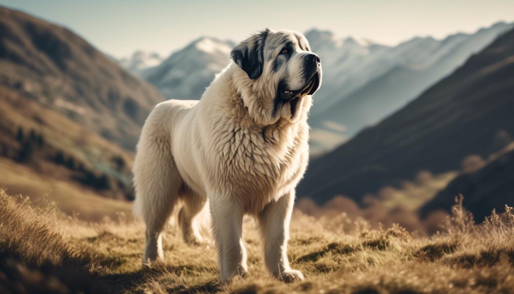 pyrenean mastiff large gentle protective