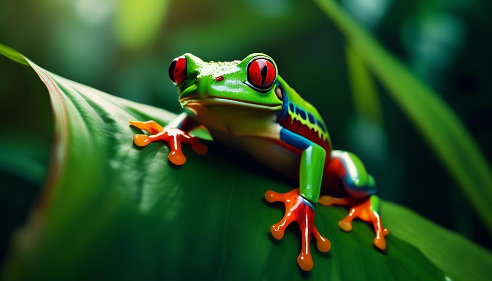 red eyed tree frog indicator