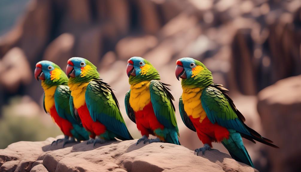 rock parrots interesting trivia