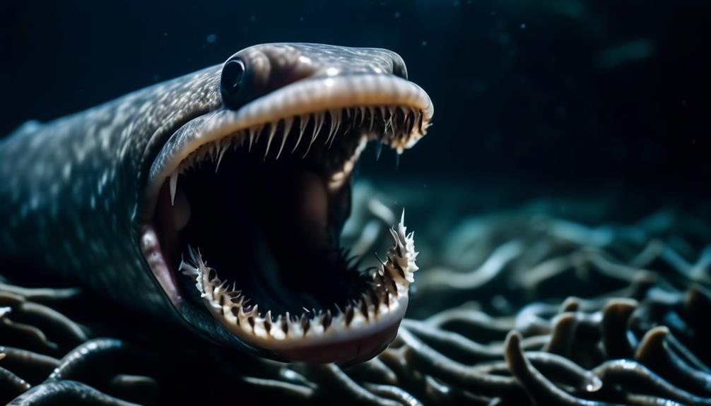 saltwater eels feeding habits