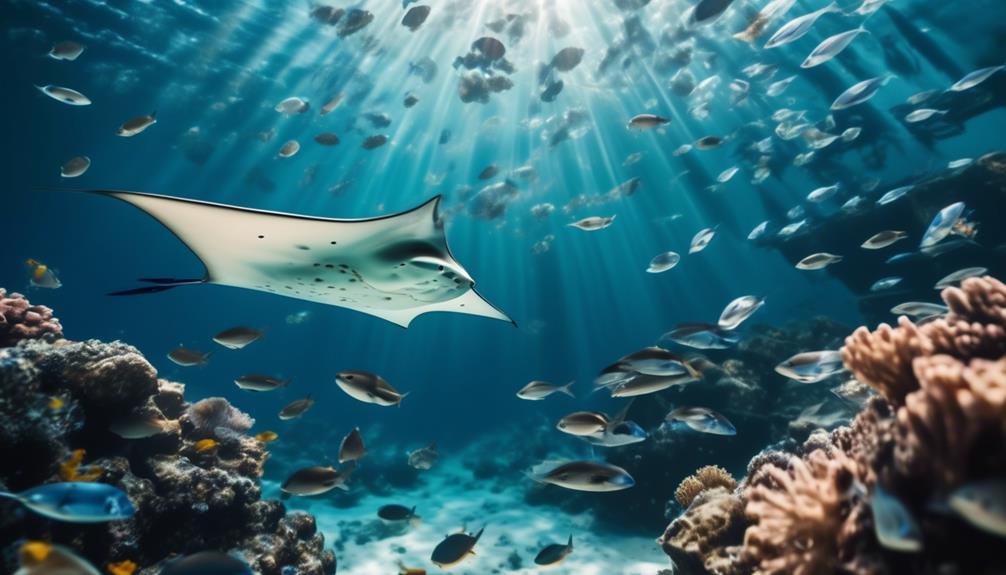 saltwater rays feeding habits