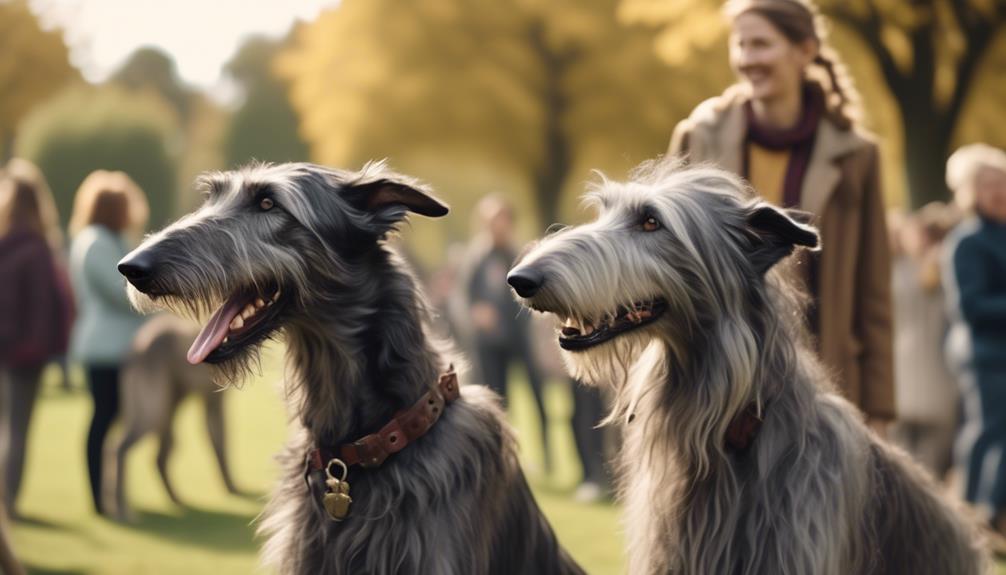 scottish deerhound socialization requirements