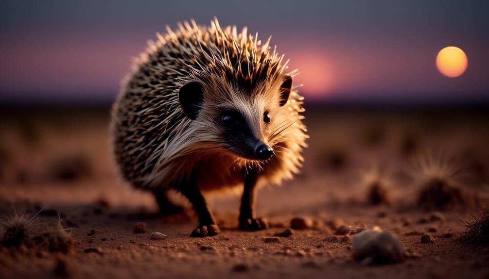 somali hedgehog flourishes unseen