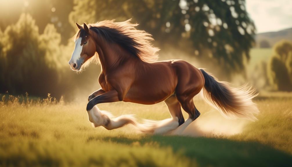 the mighty clydesdale stallions