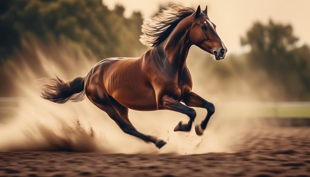 thrilling thoroughbred horse speed