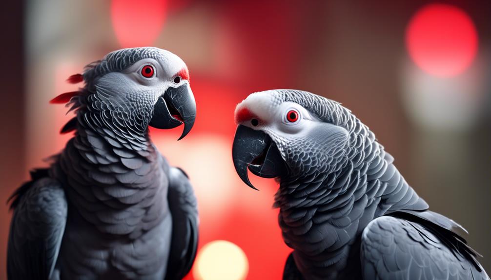 timneh african grey parrot s features