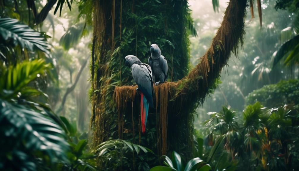 timneh african grey parrots habitat
