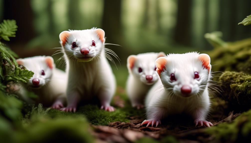 understanding albino ferret traits