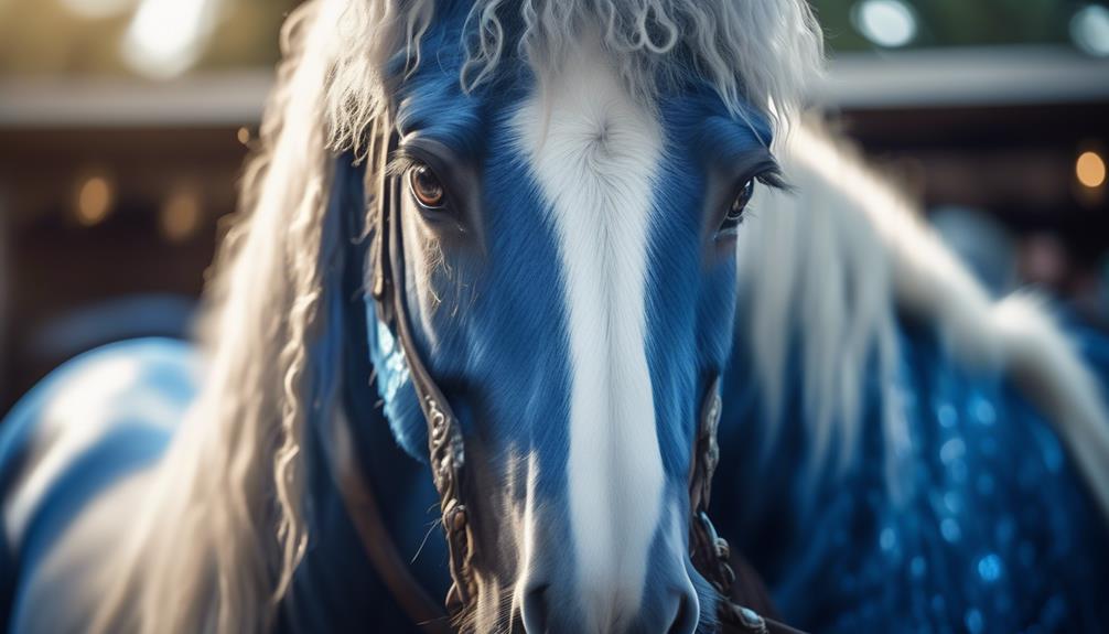 unique gypsy horses blue eyes