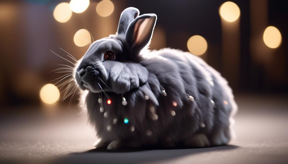 unique smoke pearl rabbit