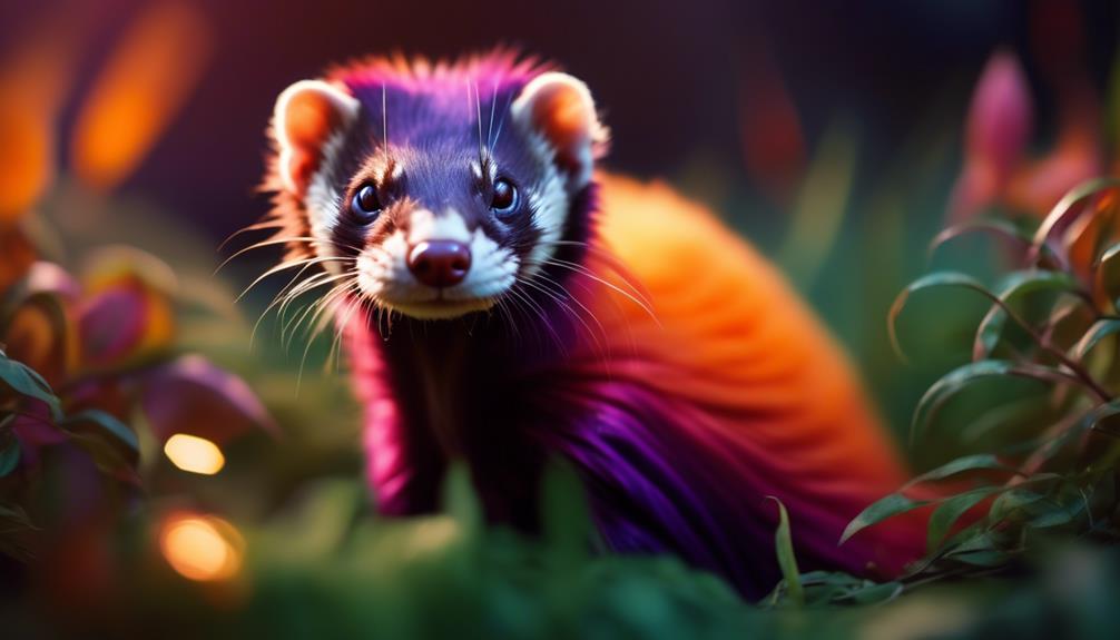 Rare Blaze Ferret: A Unique and Endangered Find